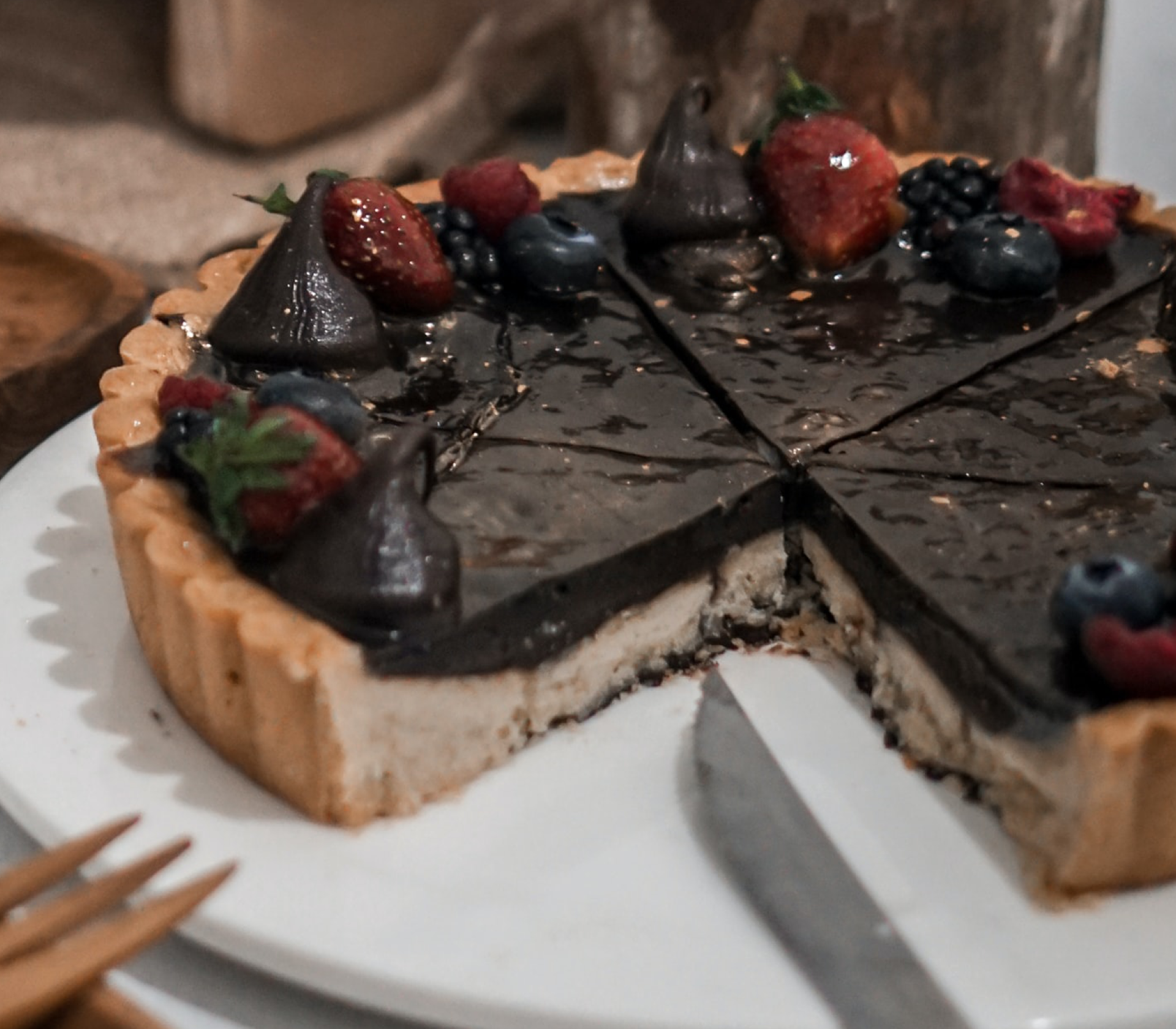 picture of chocolate tart